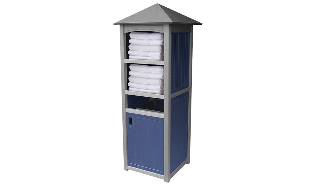 EasyCare Emerald Towel Station with Roof