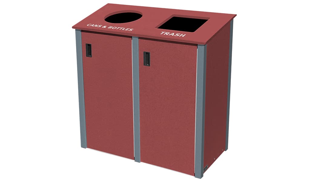 EasyCare Double 18 Gallon Recycling Bin