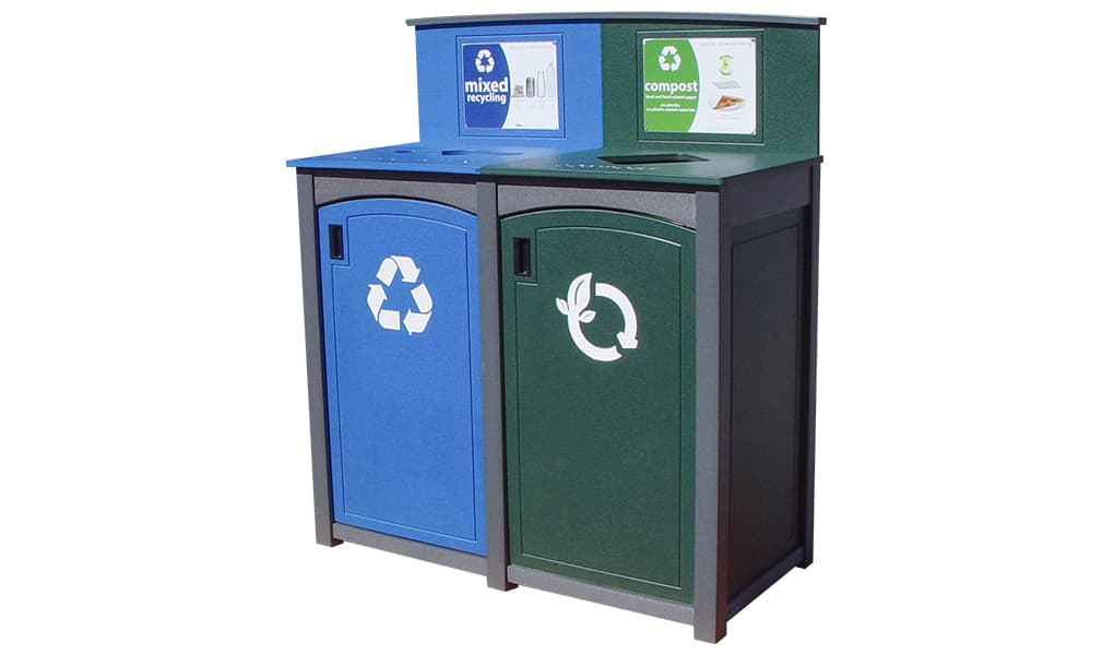 EasyCare Double 32 Gallon Recycling Bin