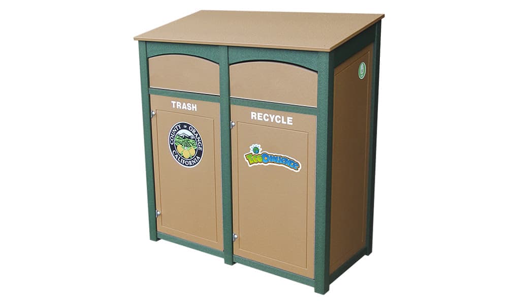 EasyCare Double 32 Gallon Recycling Bin