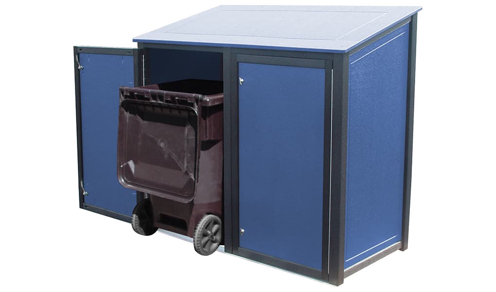 EasyCare Double 32 Gallon Roll Cart Recycling Bin