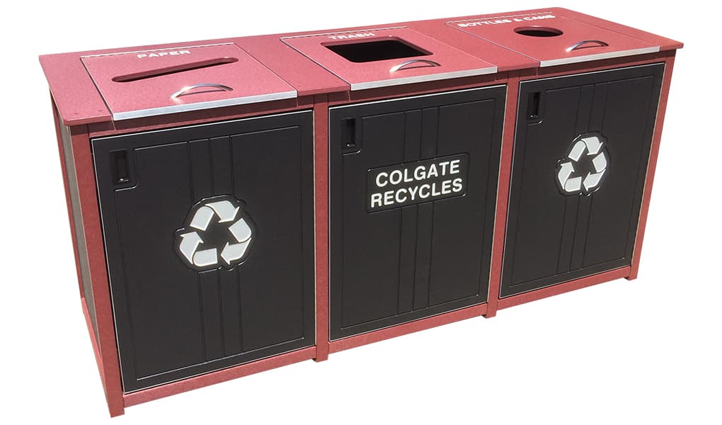 EasyCare Triple 40 Gallon Recycling Bin