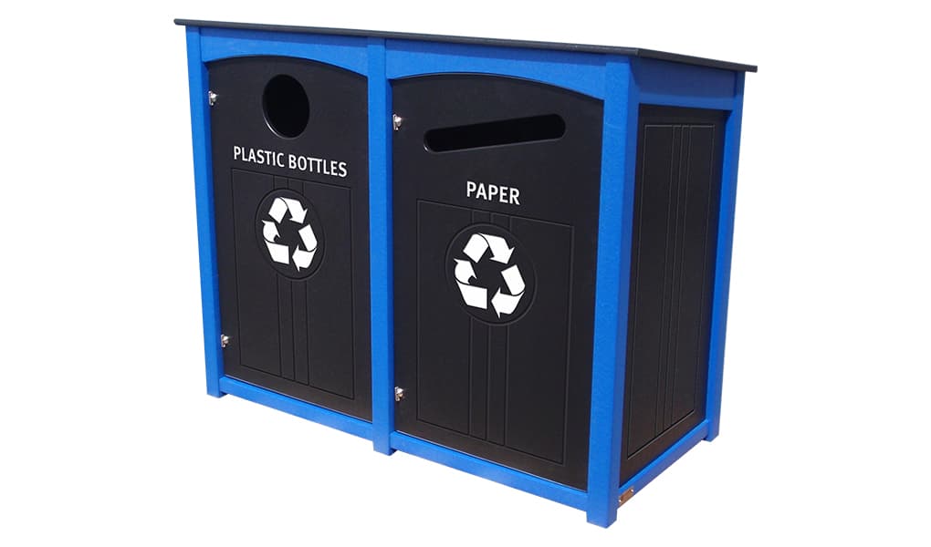 EasyCare Double 40 Gallon Recycling Bin