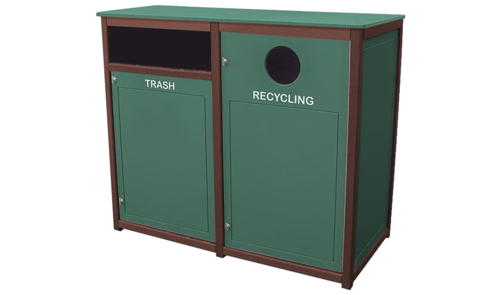 EasyCare Double 55 Gallon Recycling Bin