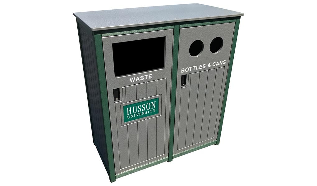 EasyCare Front Load Double Recycling Bin